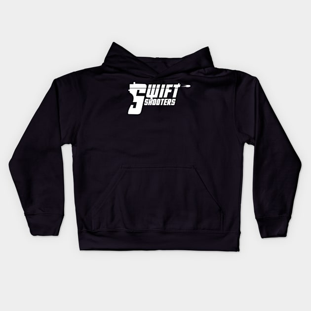 SwiftShooters (white) Kids Hoodie by SwiftShooters